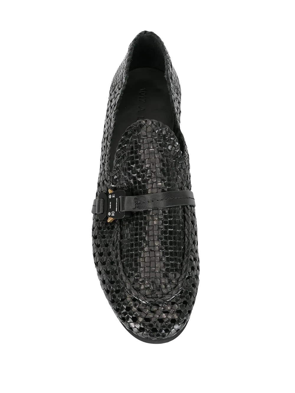 textured loafers - 4