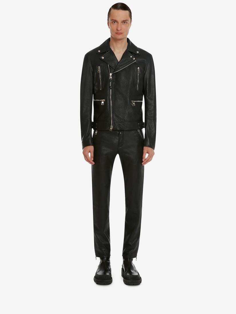 Alexander McQueen LEATHER BIKER JACKET