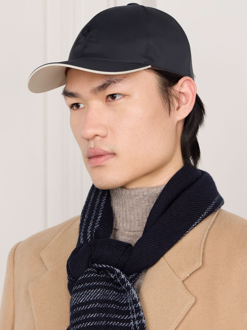 Loro Piana Logo-Embroidered Storm System® Shell Baseball Cap Navy outlook