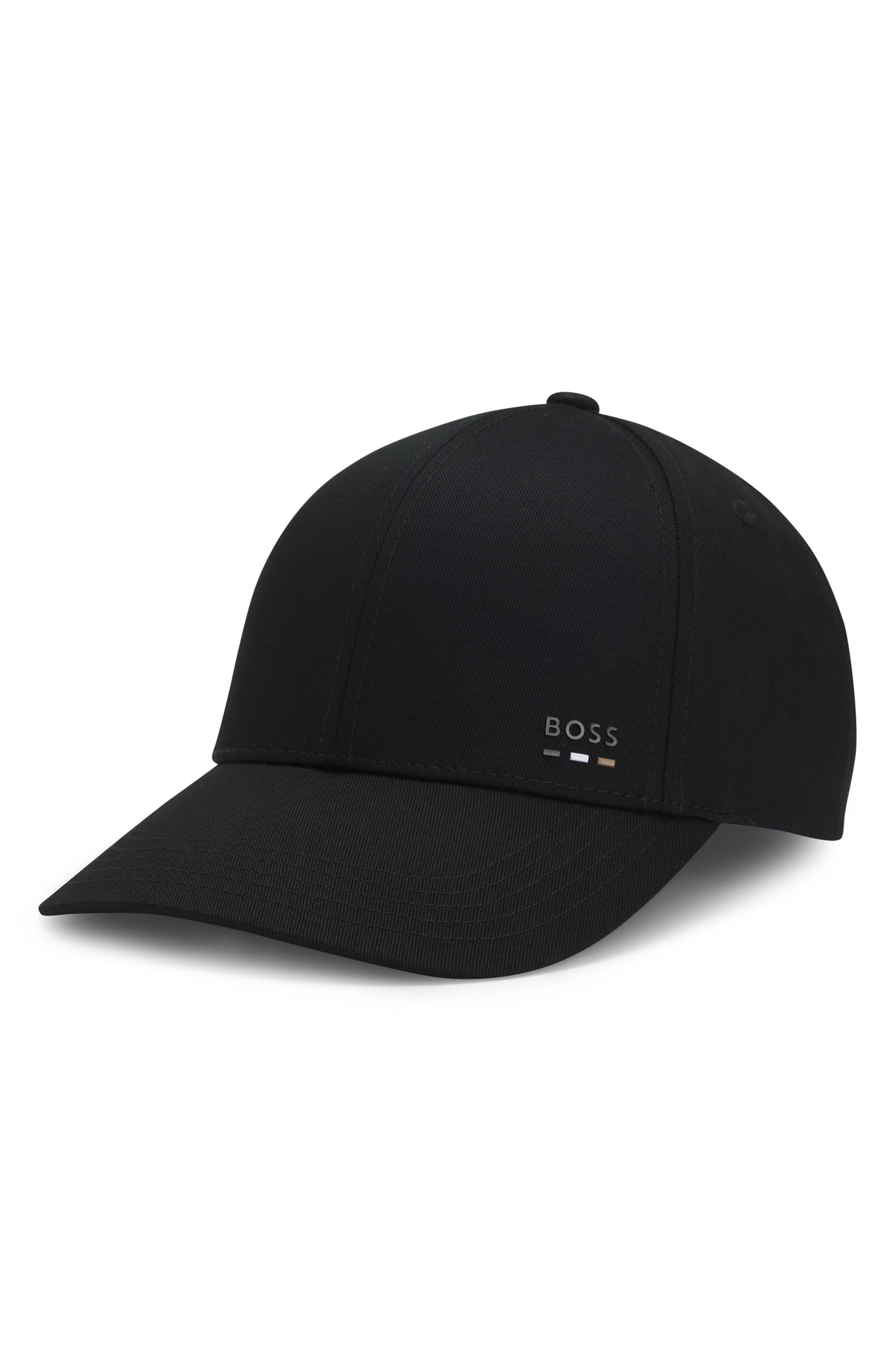 BOSS Zed Cotton Twill Baseball Cap in Black at Nordstrom - 1