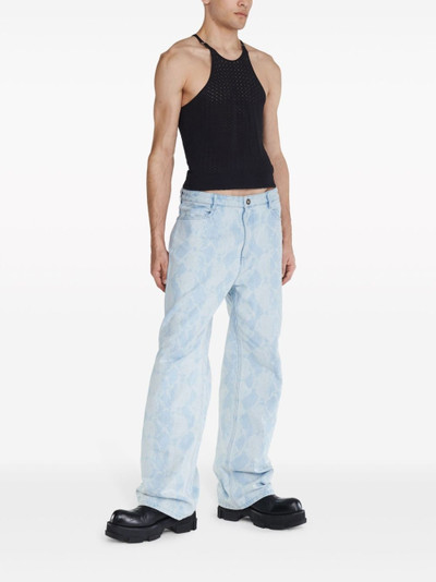 Dion Lee Etch loose-fit jeans outlook