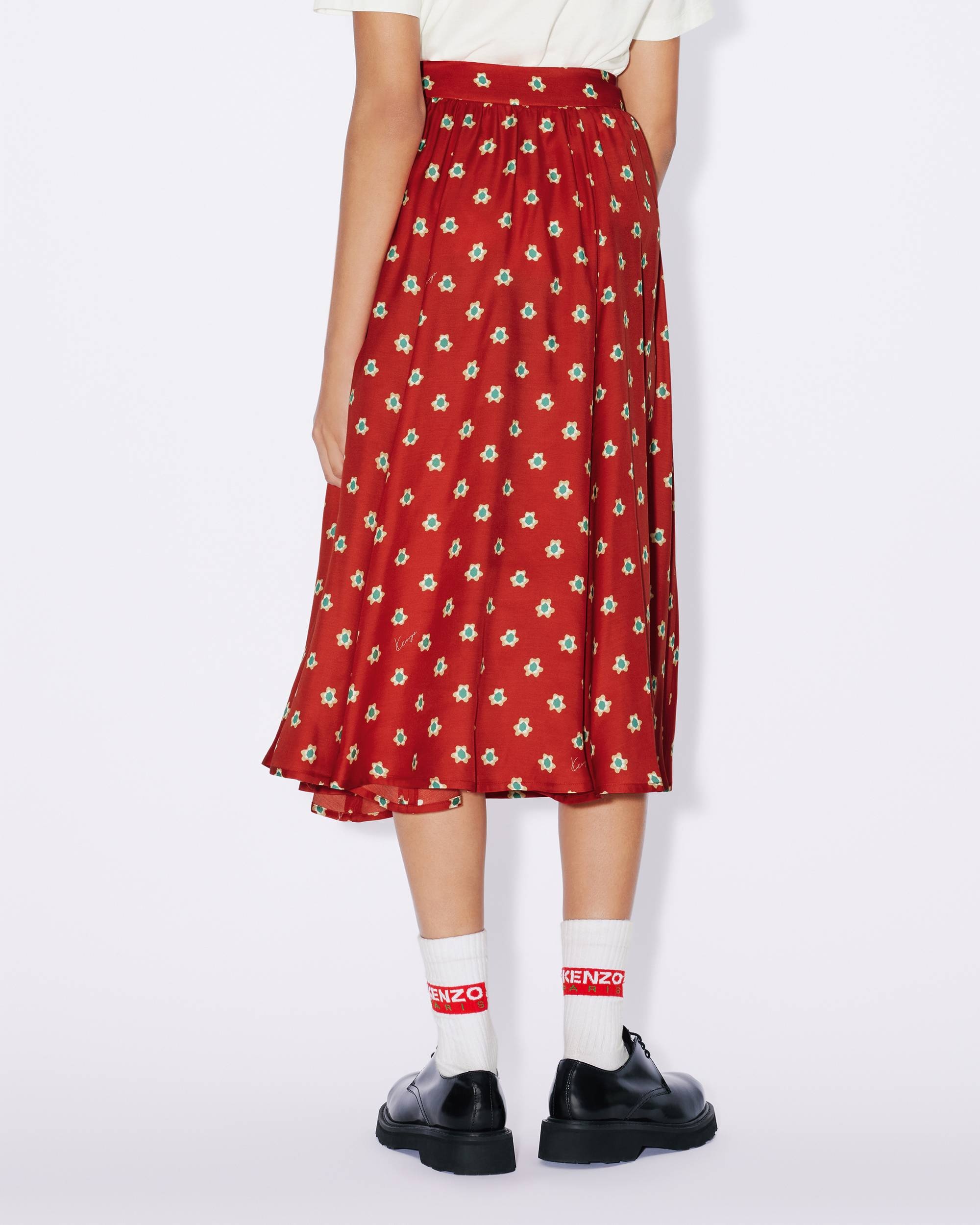 KENZO Teddy Flower midi skirt - 5