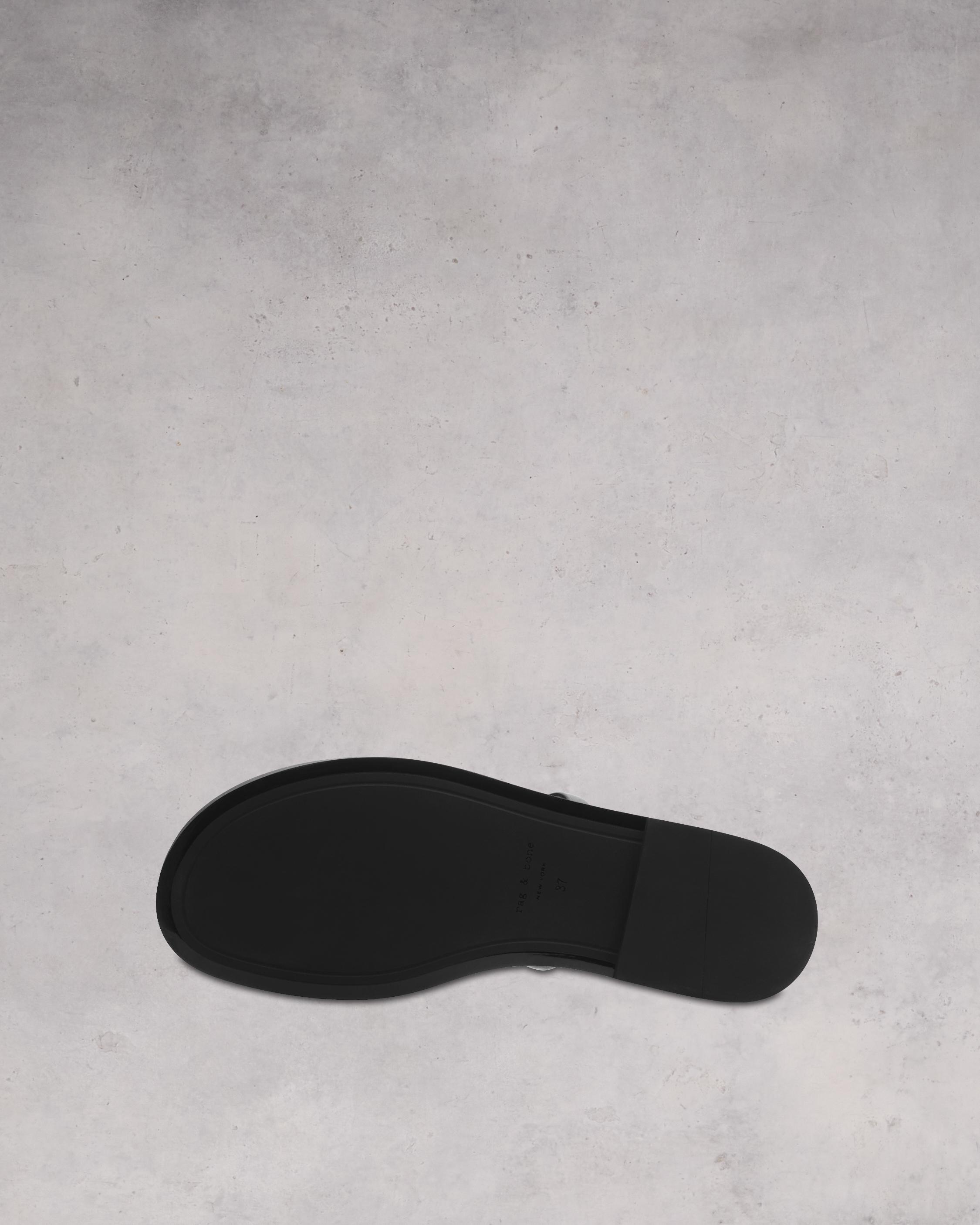 Geo Leather Sandal - 5