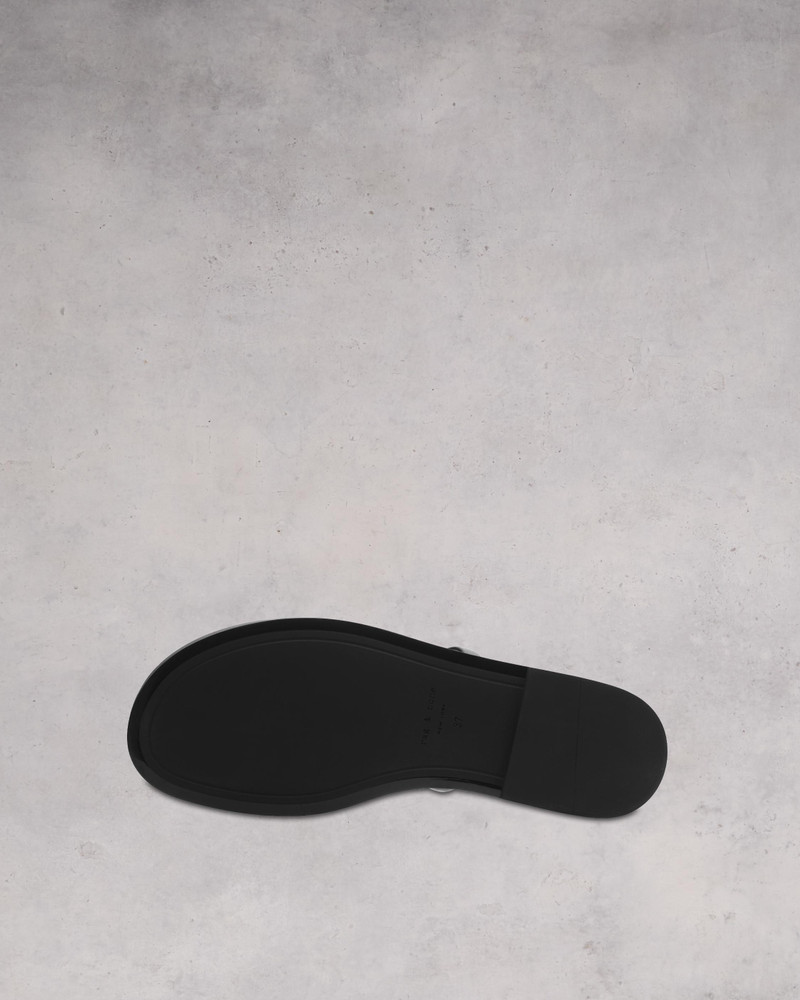 Geo Leather Sandal 5