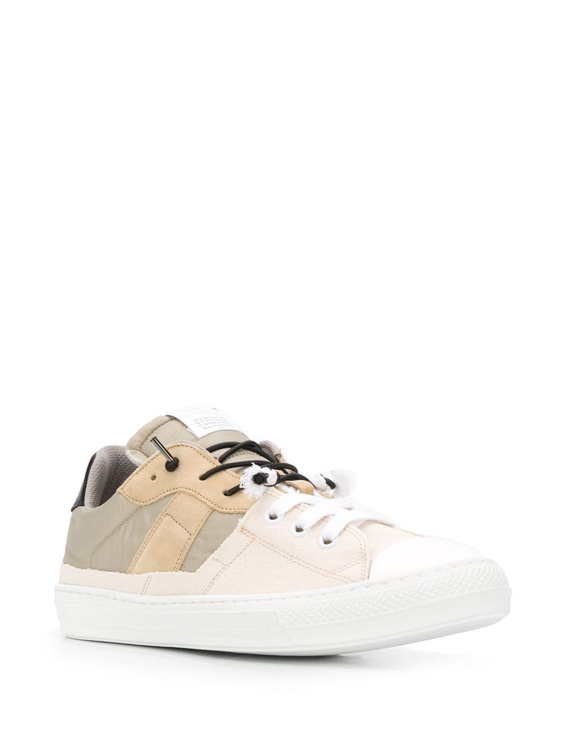 Maison Margiela panelled leather sneakers outlook