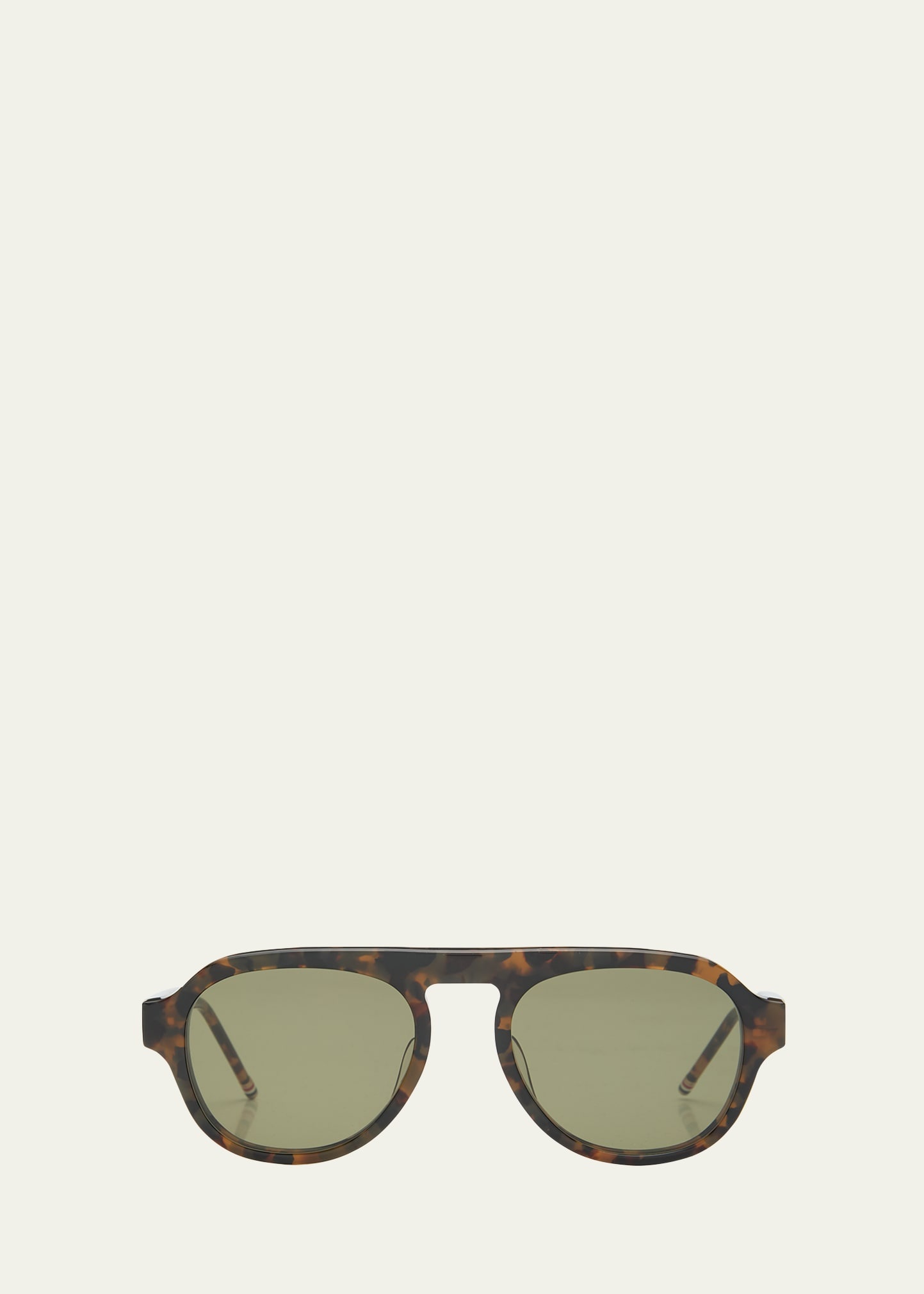 Men's Acetate Oval Sunglasses - 1