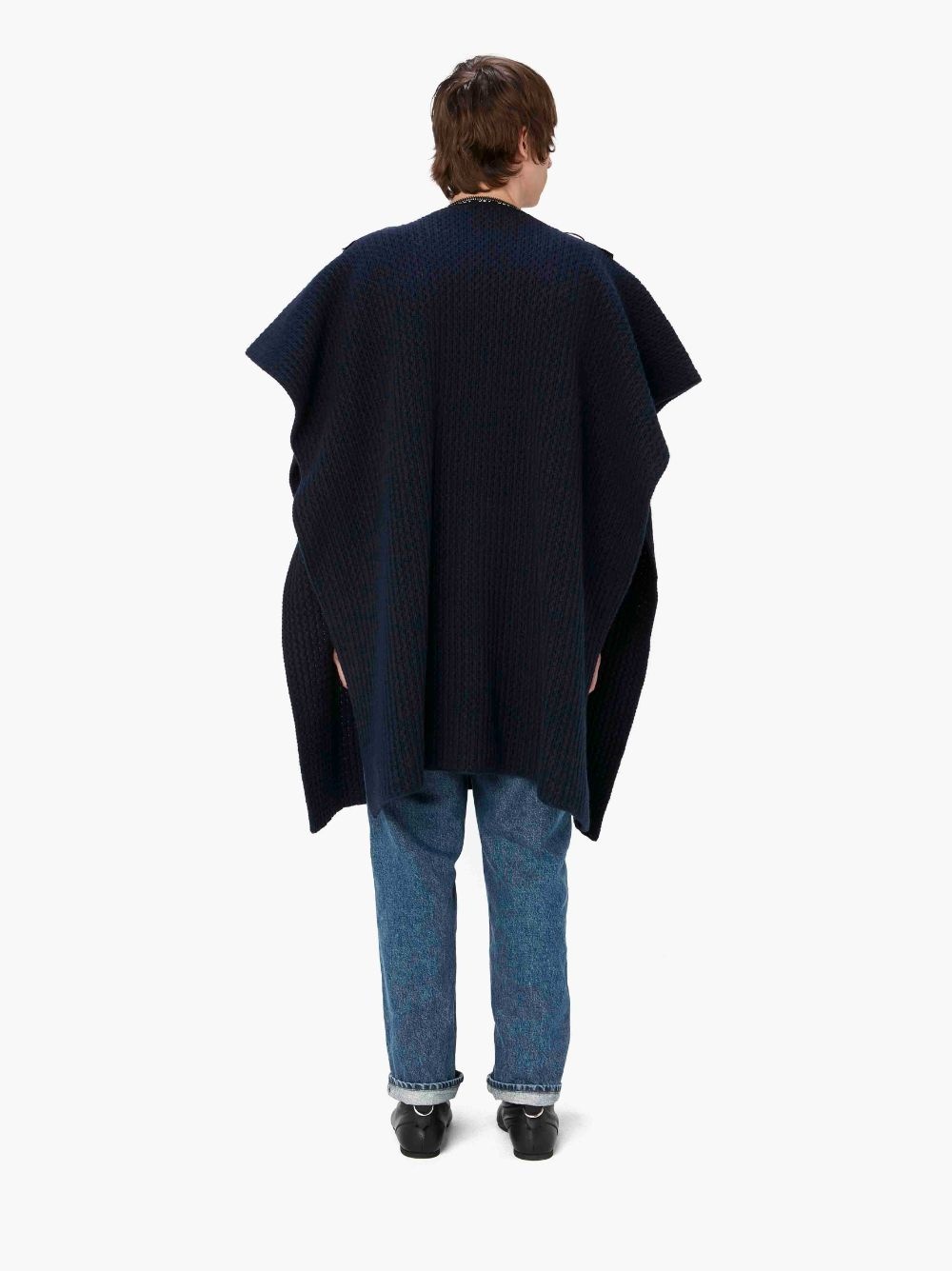 A.P.C. X JW ANDERSON - PONCHO SWANN - WOOL PONCHO - 3