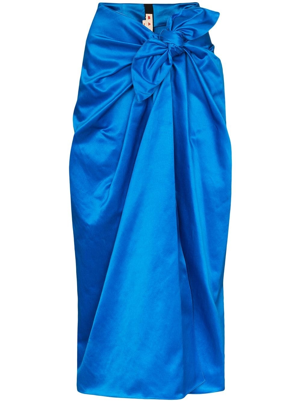 knotted midi skirt - 1