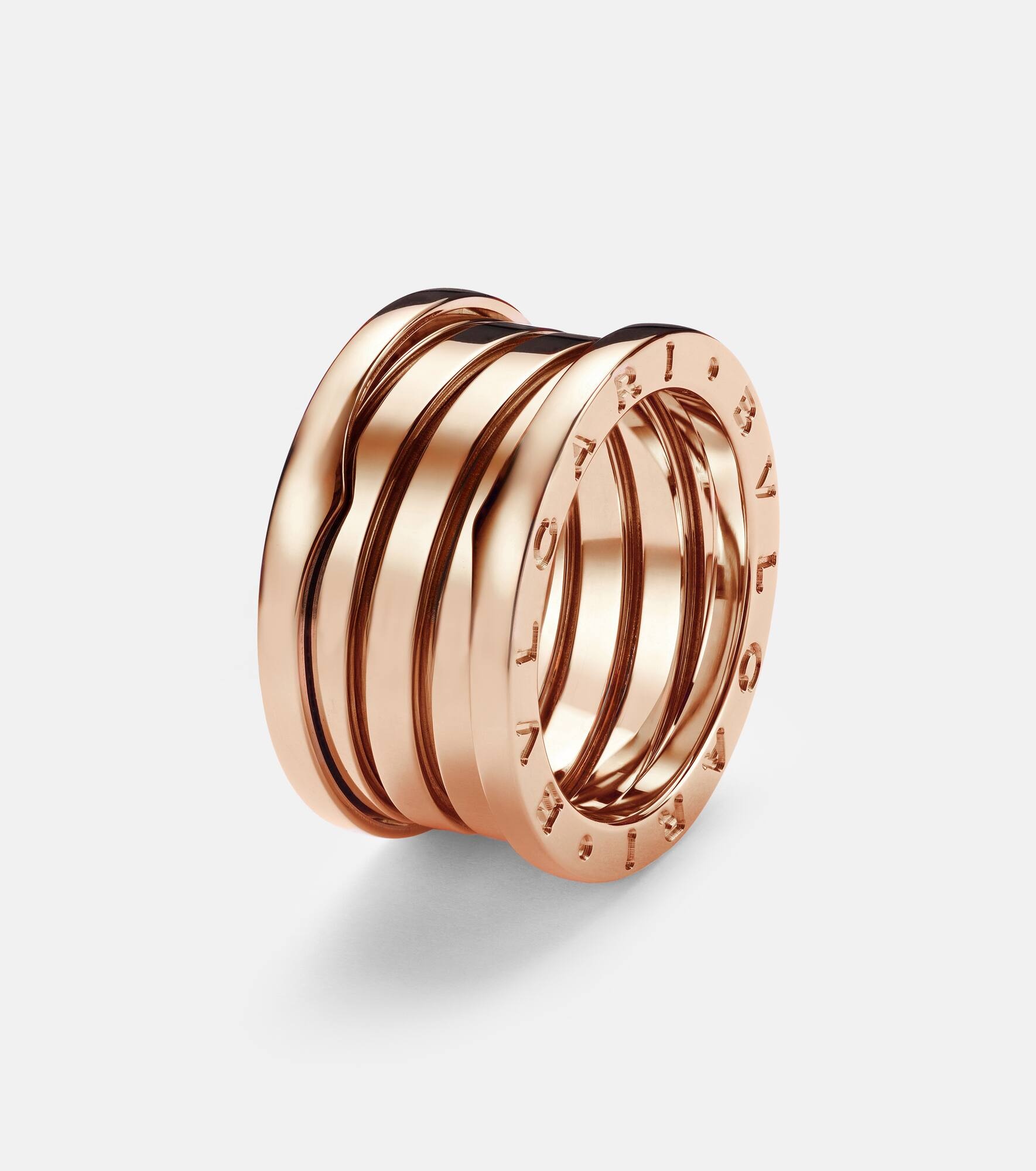 B.zero1 18kt rose gold ring - 3