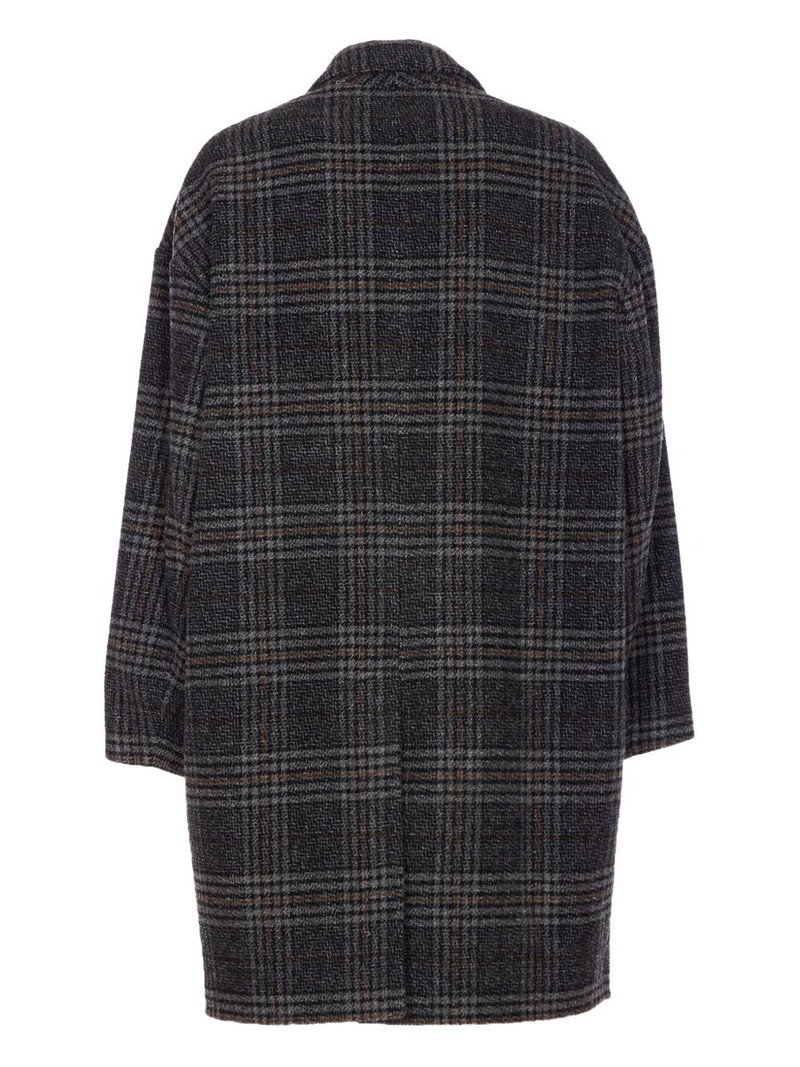 Isabel Marant Étoile checked wool single-breasted coat outlook
