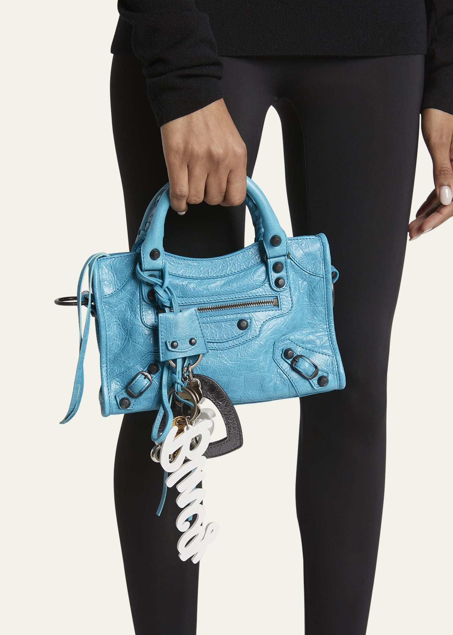 Le City Mini Leather Top-Handle Bag - 2