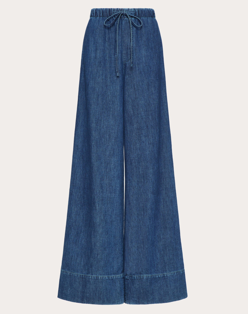 CHAMBRAY DENIM TROUSERS 1