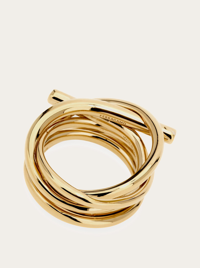 FERRAGAMO Gancini ring - size 54 outlook