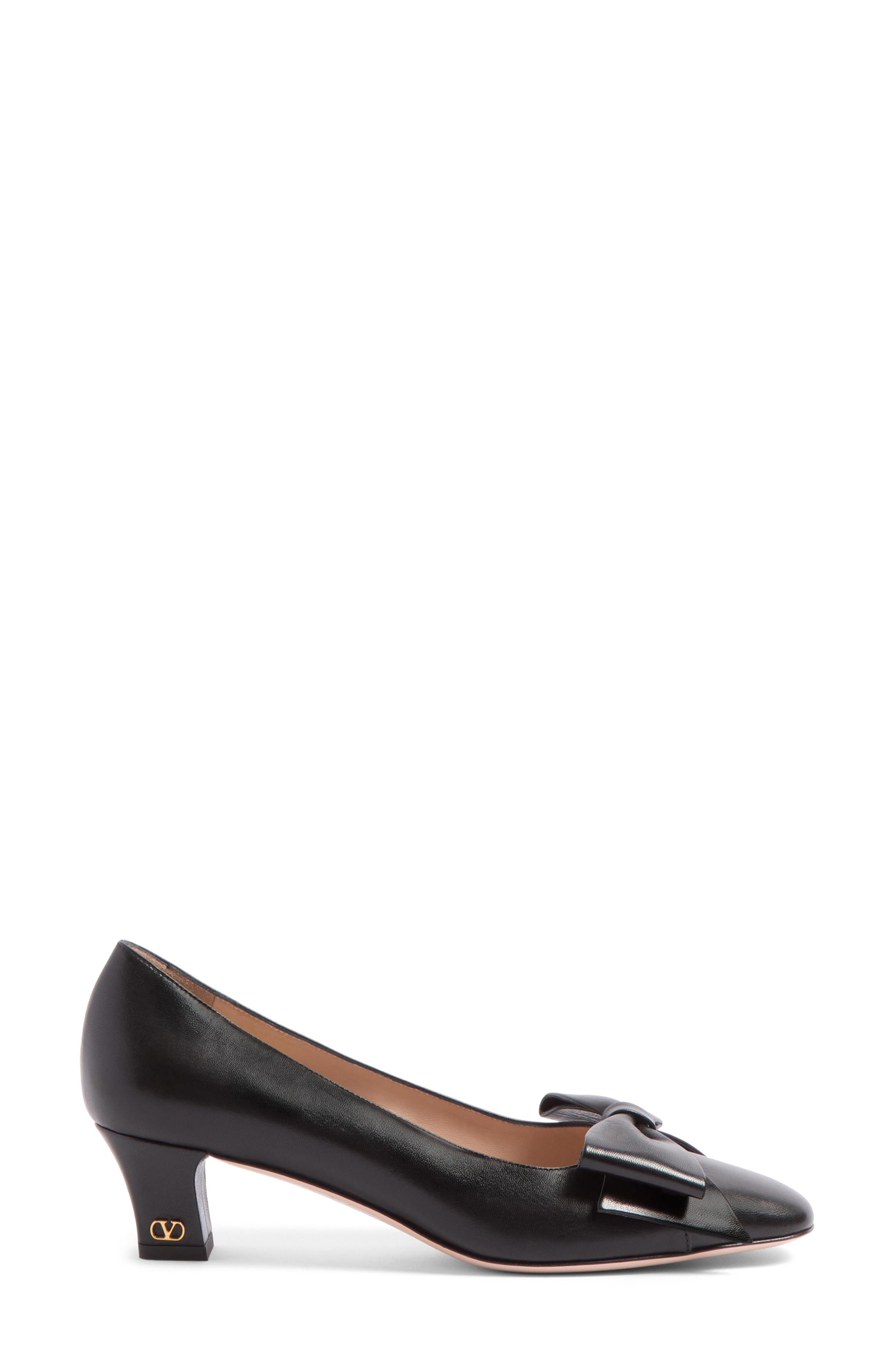 Valentino Garavani Bowow Pump in Black at Nordstrom - 3