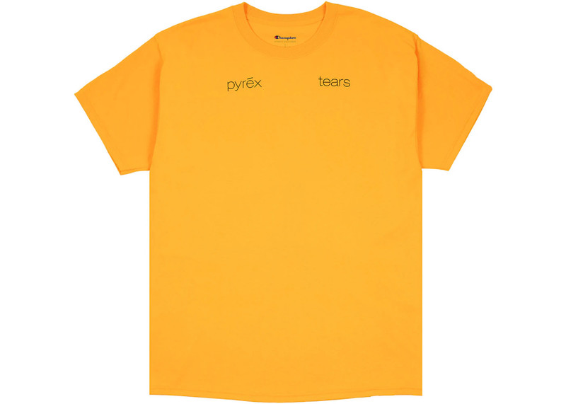 Denim Tears Pyrex Tears T-shirt Yellow - 1