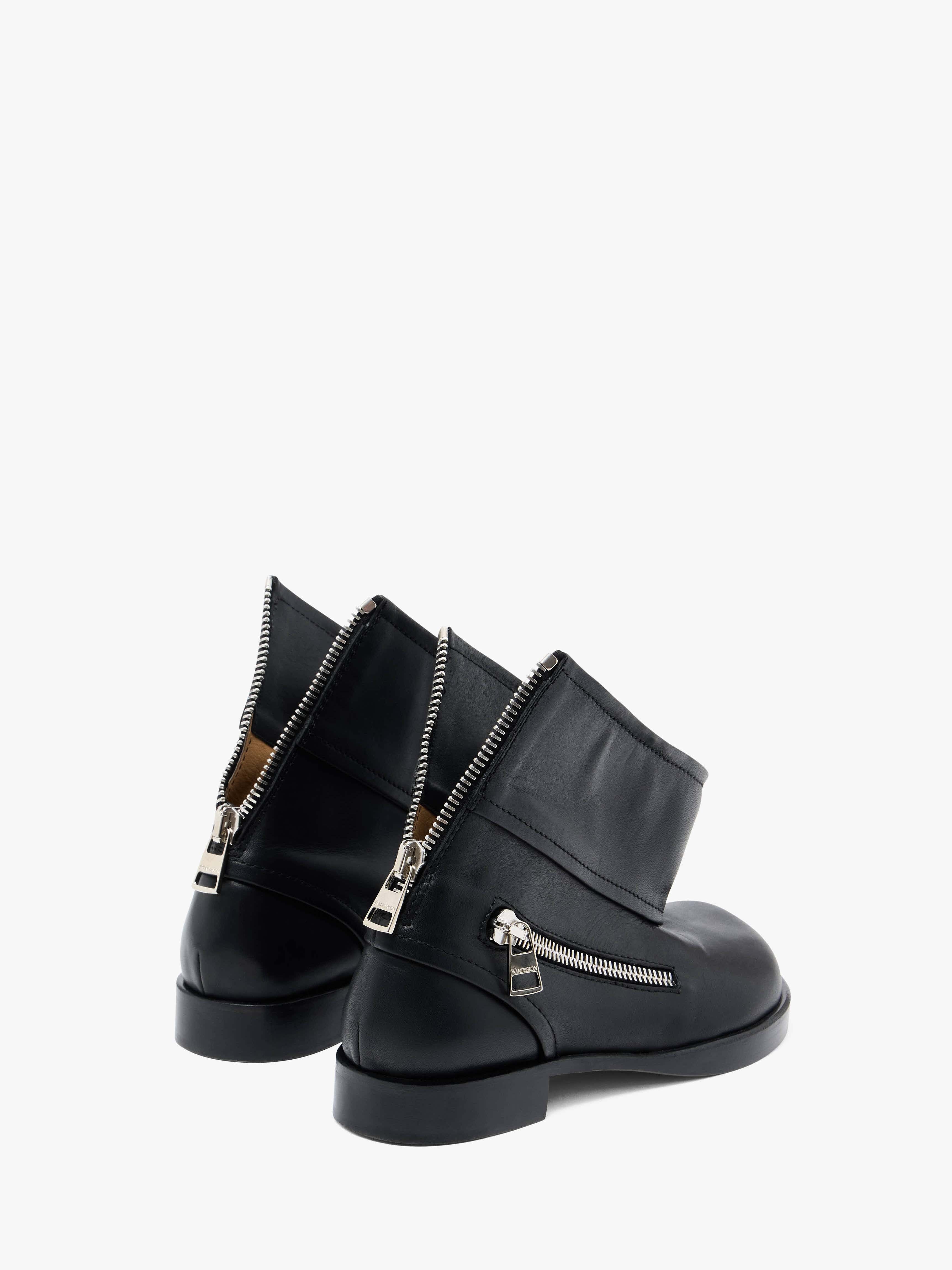BIKER BOOT - LEATHER ANKLE BOOT - 3