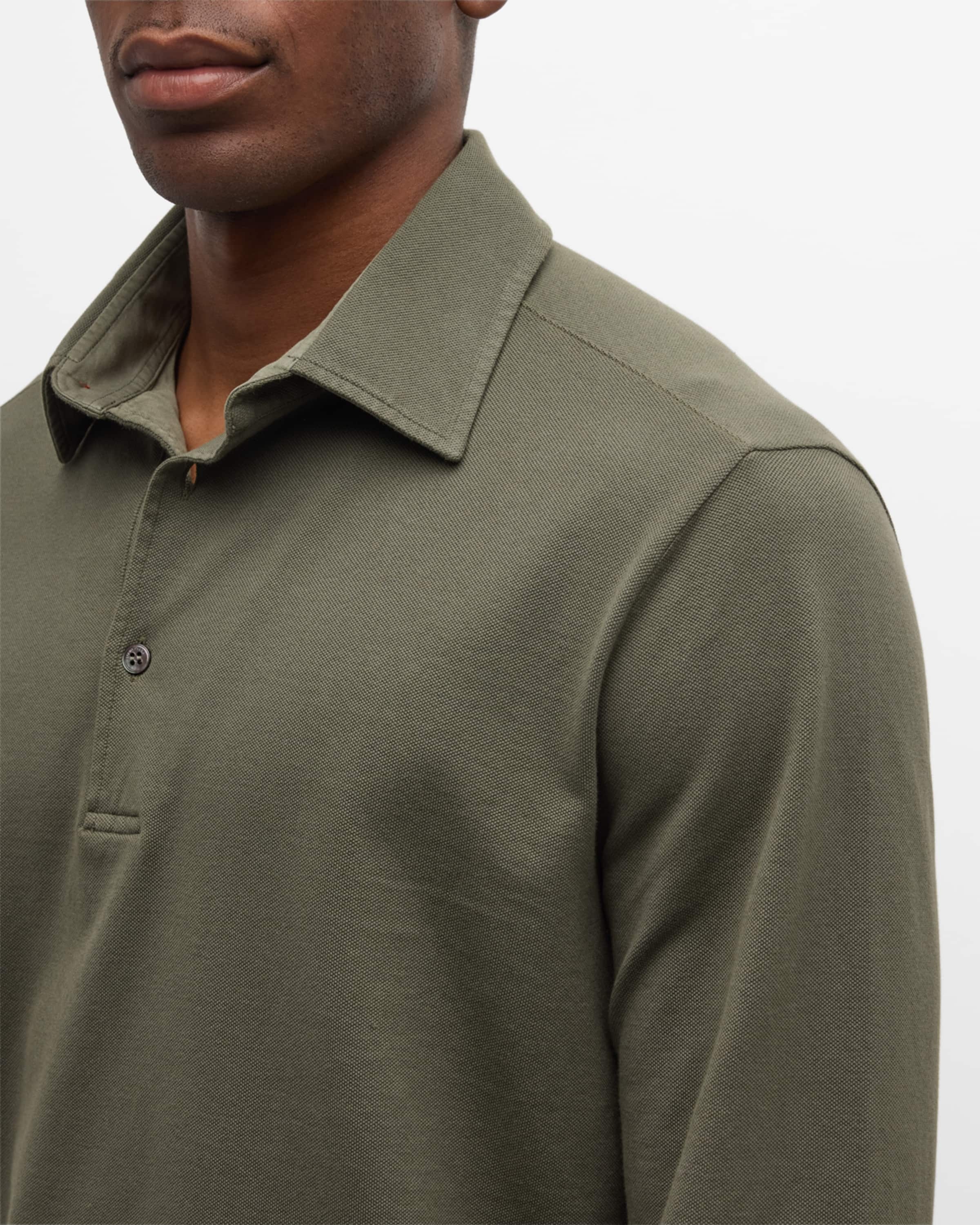 Men's Cotton Pique Polo Shirt - 5