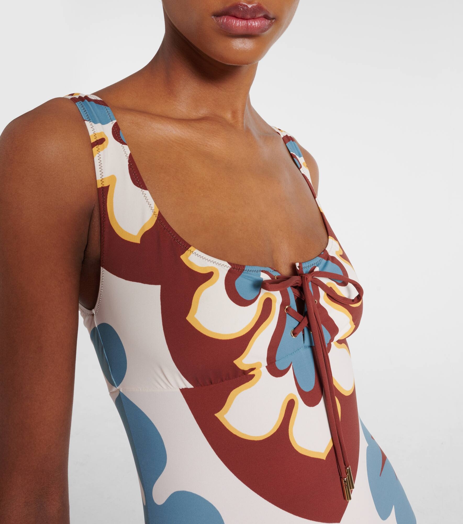 Sunset printed swimsuit - 4