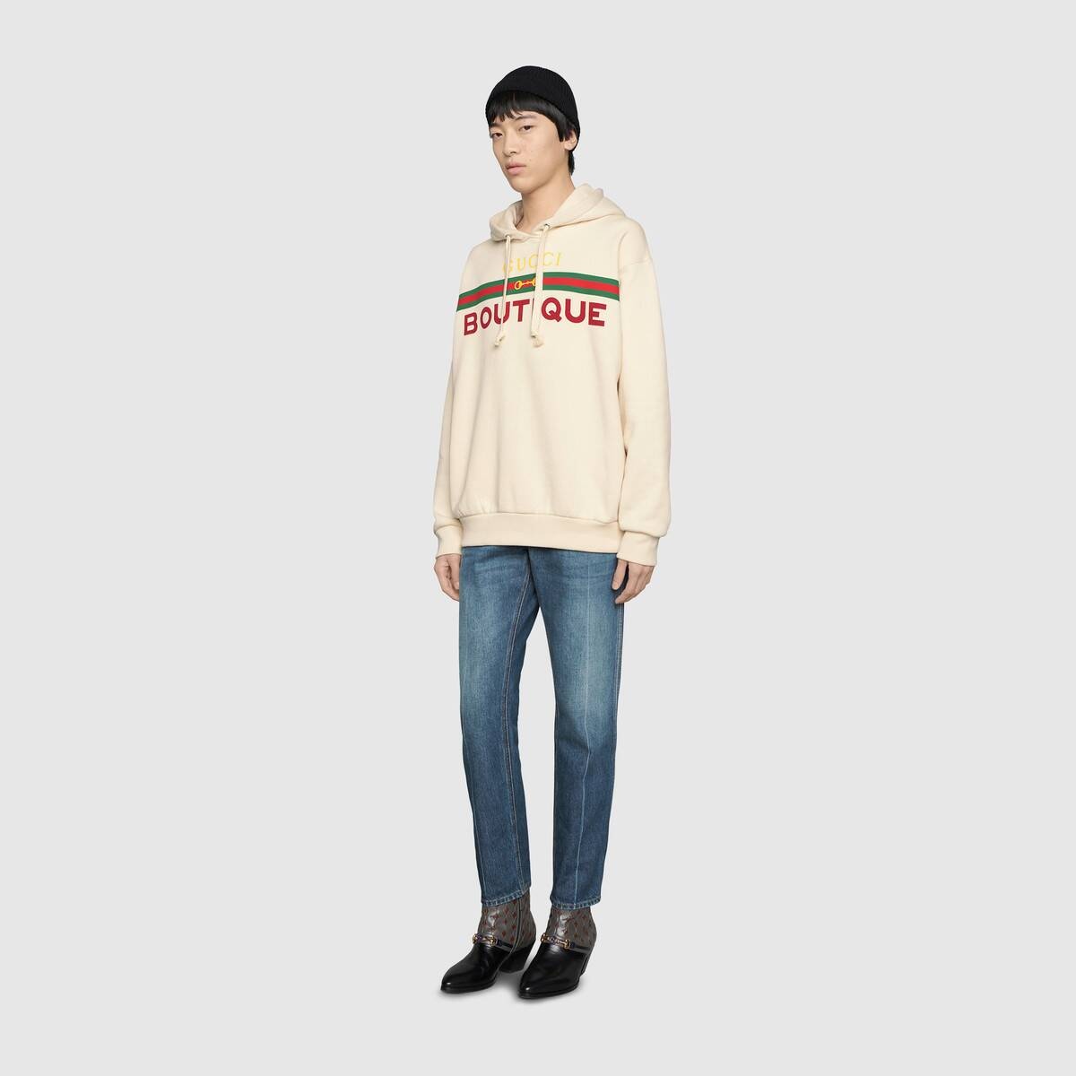 Gucci Boutique print sweatshirt - 3