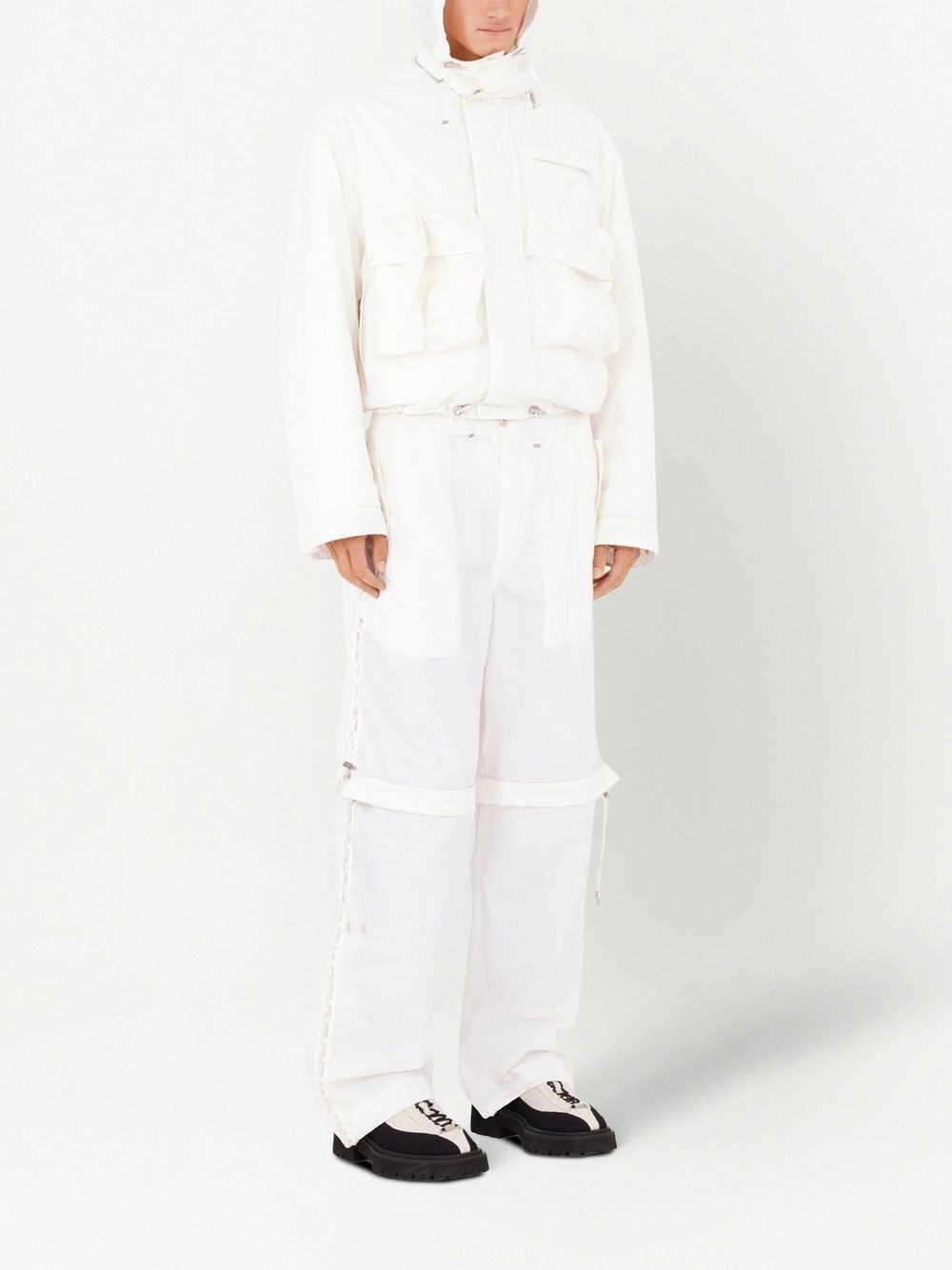 elasticated-waist cargo pants - 2