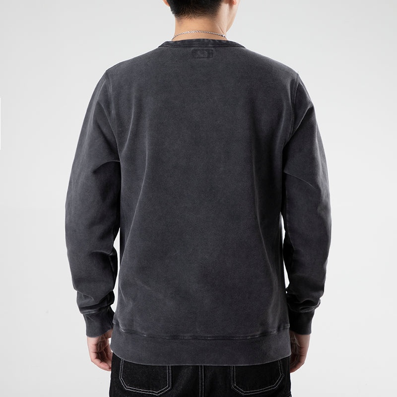 Converse Jack Purcell Pullover Crewneck Sweatshirt 'Black' 10021636-A02 - 4