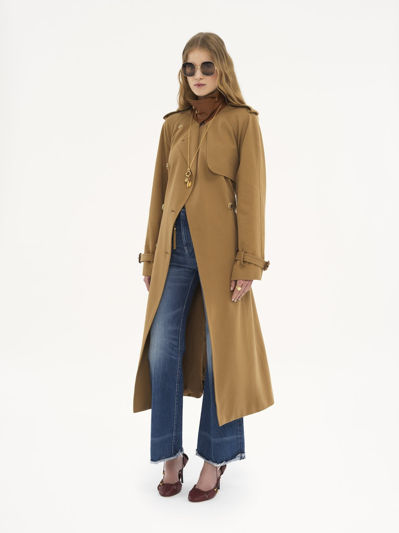 COTTON GABARDINE의 LONG TRENCH COAT 4
