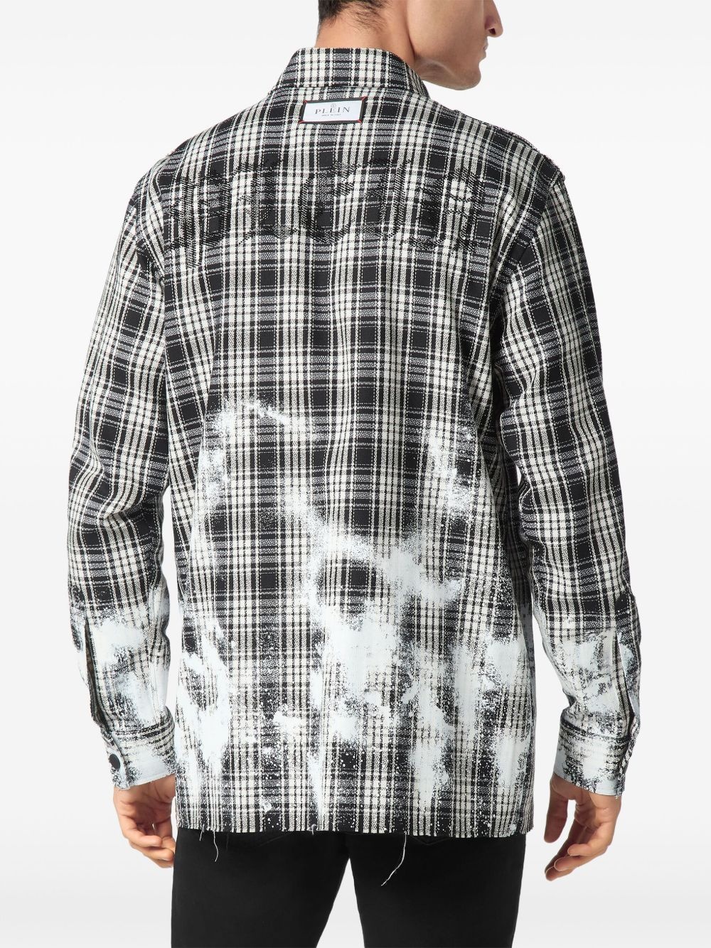 checked long-sleeve shirt - 4