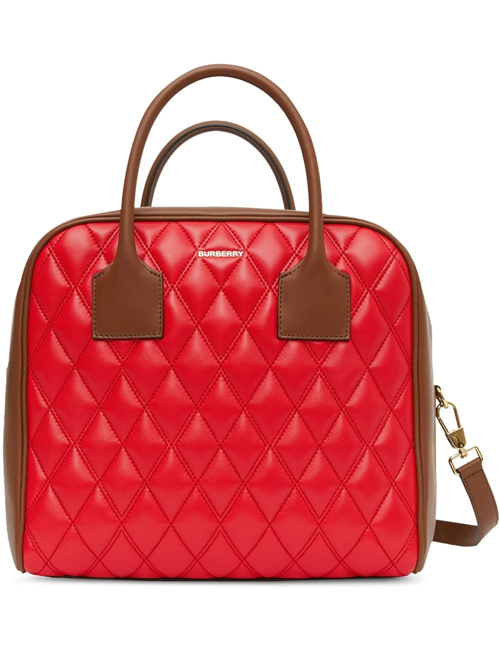 medium quilted Cube bag - 1