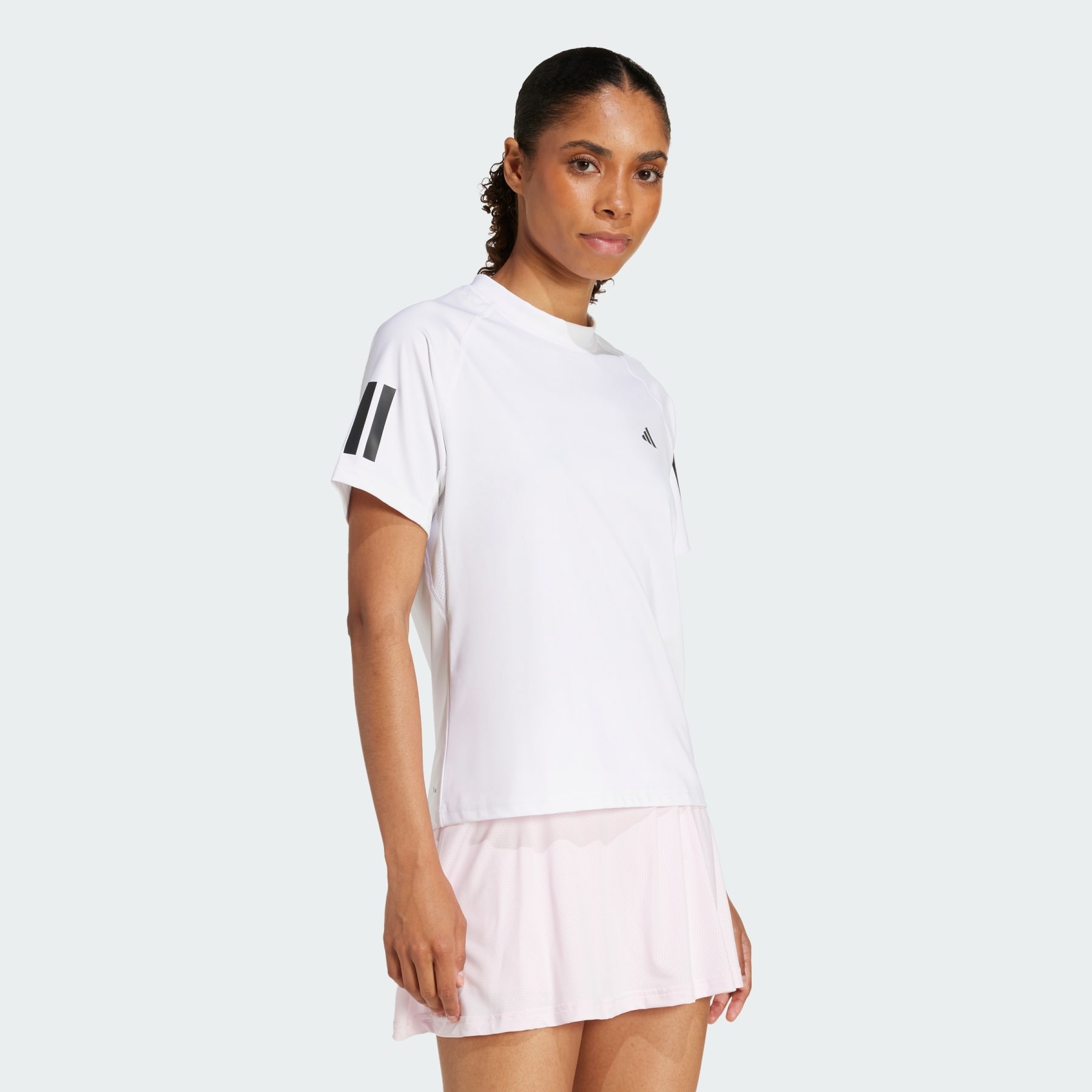 Club 3-Stripes Tennis Climacool Tee - 4