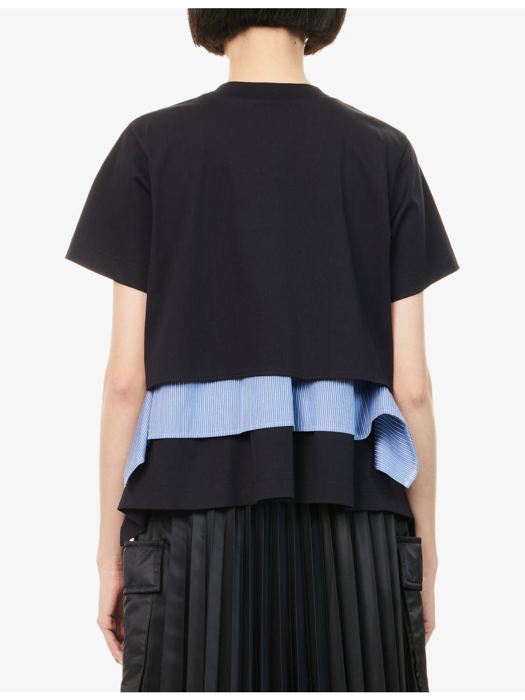 Tiered Patch-Pocket Cotton Top - 4