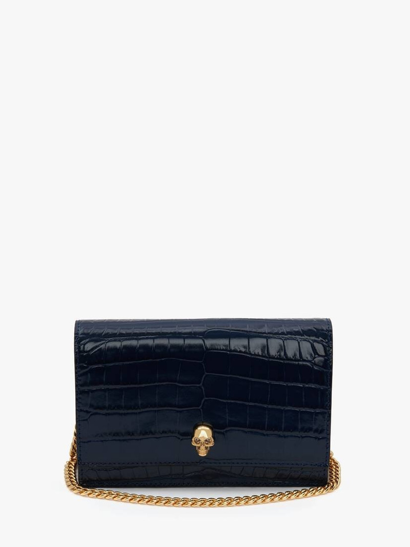 Small Skull Bag in Navy 1