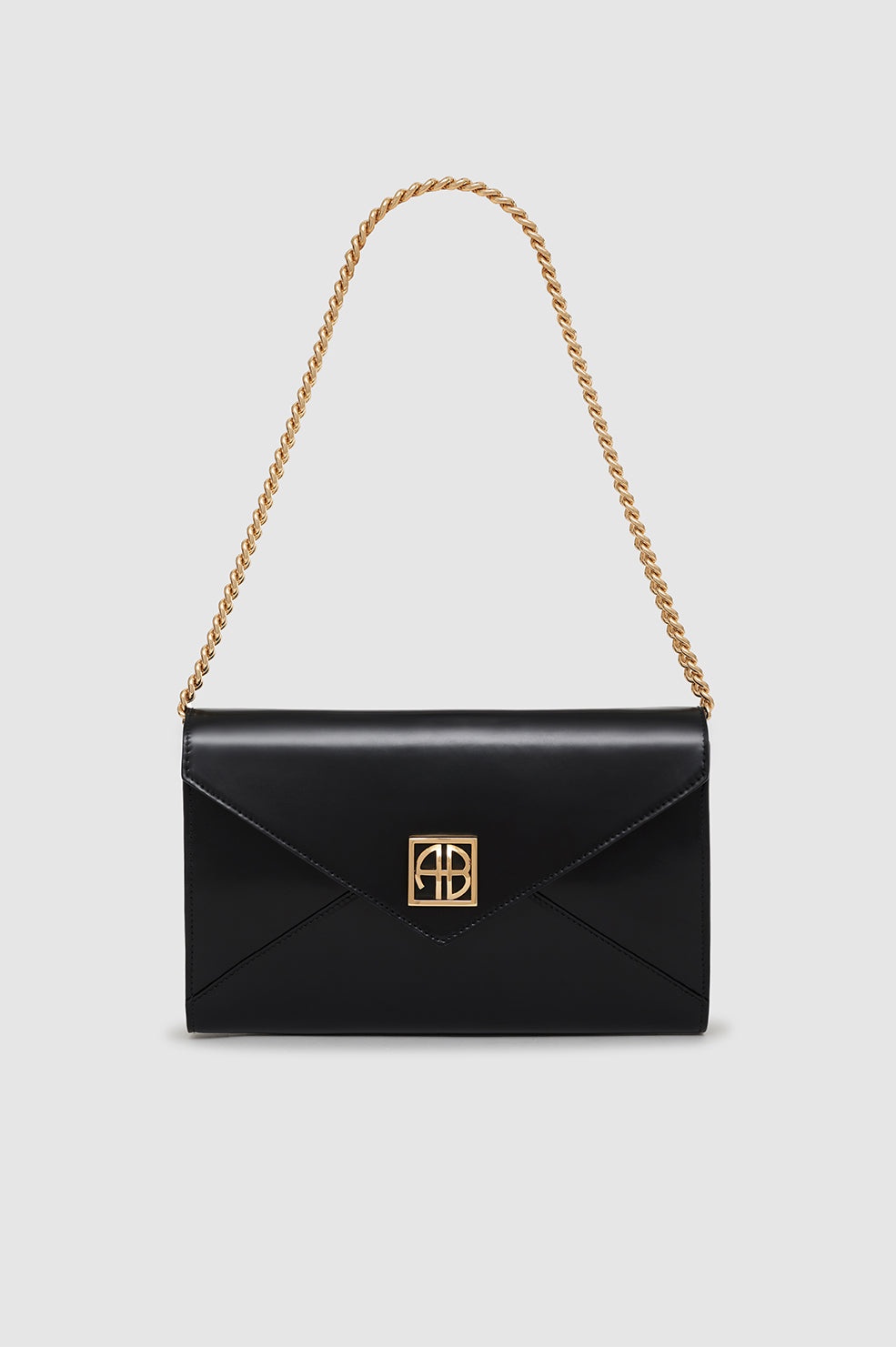 Elly Clutch - High-Shine Black - 3