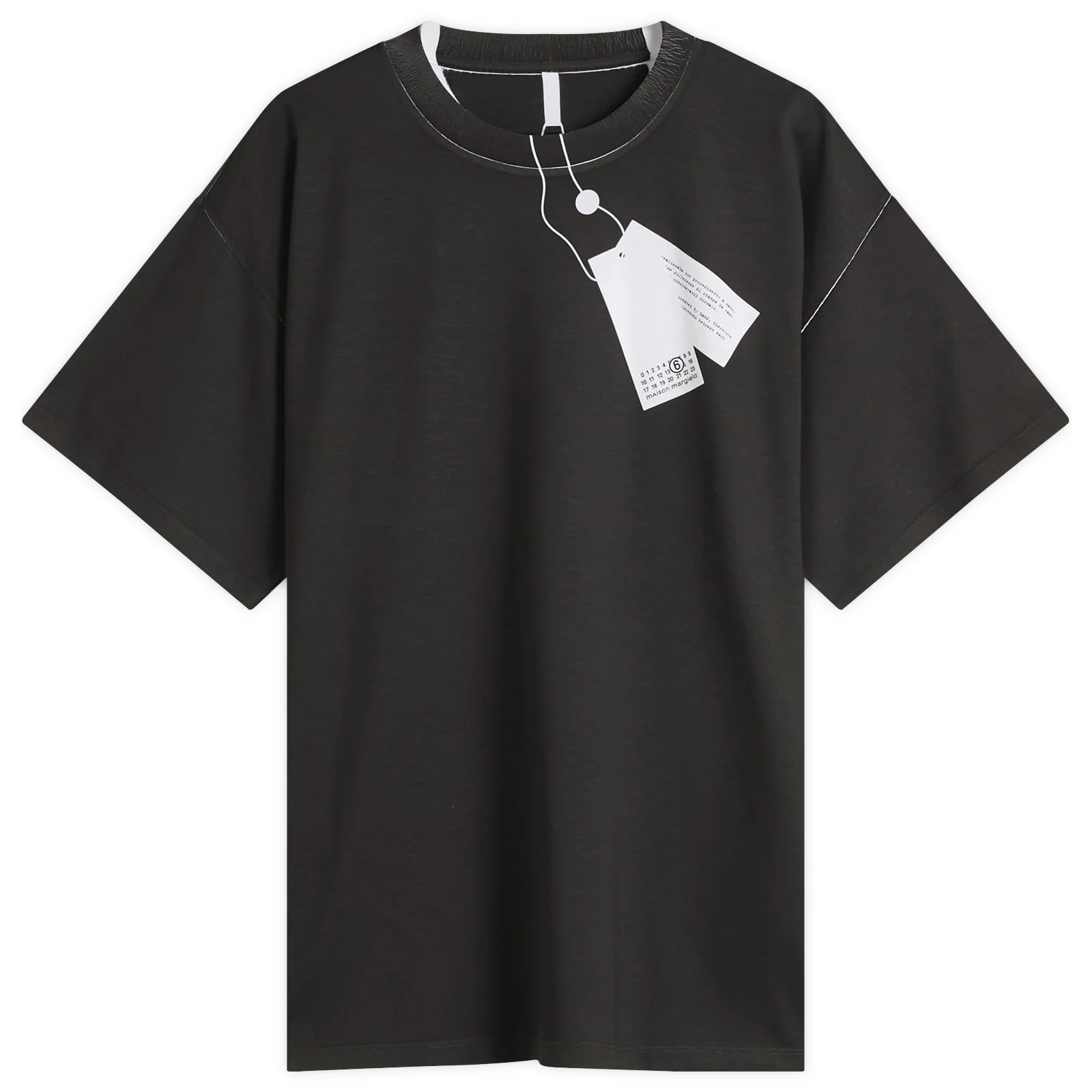 MM6 Maison Margiela Printed Tag T-Shirt - 1