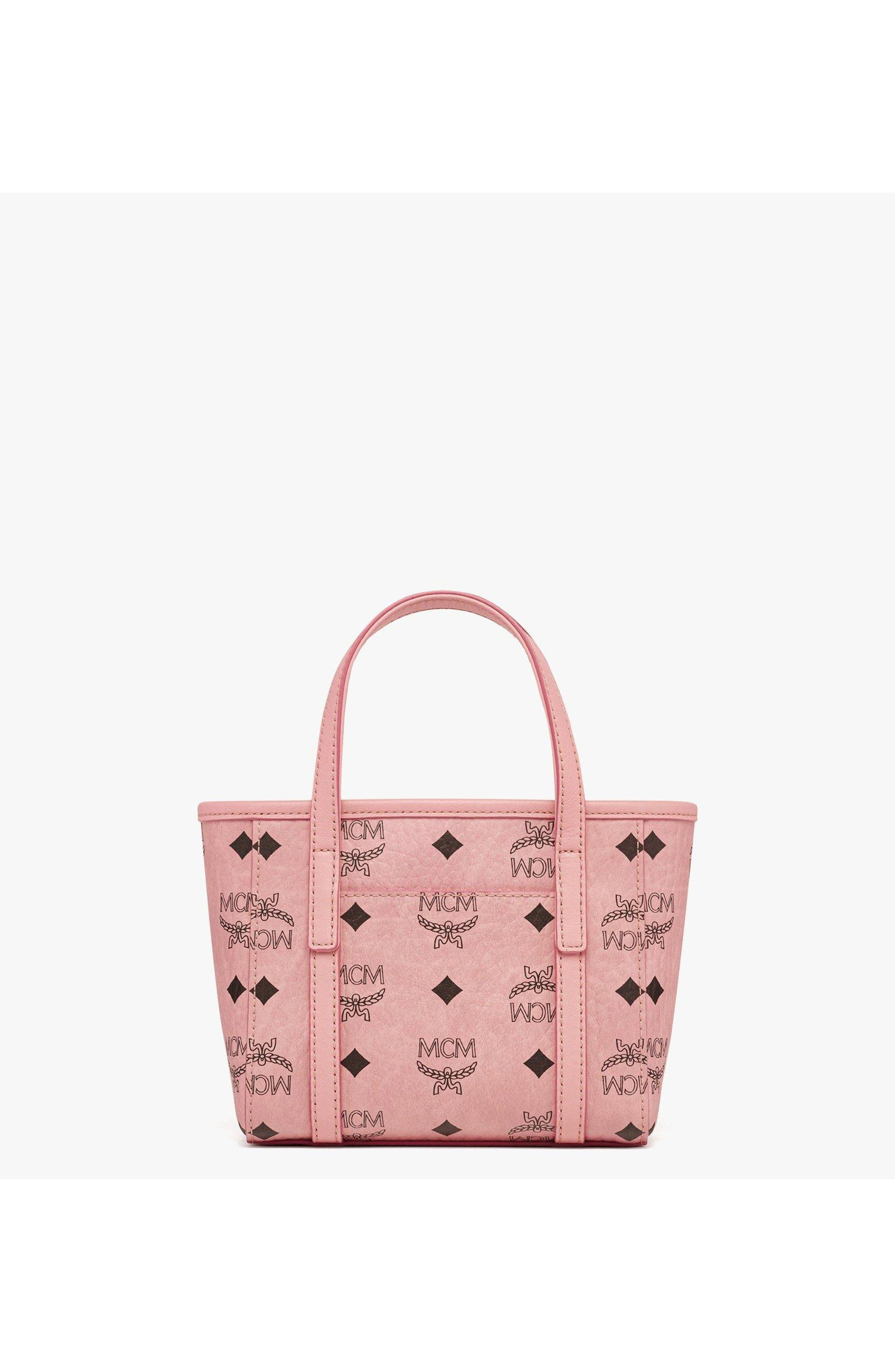 MCM X-Mini Toni Top-Zip Shopper in Visetos in Pink at Nordstrom - 4