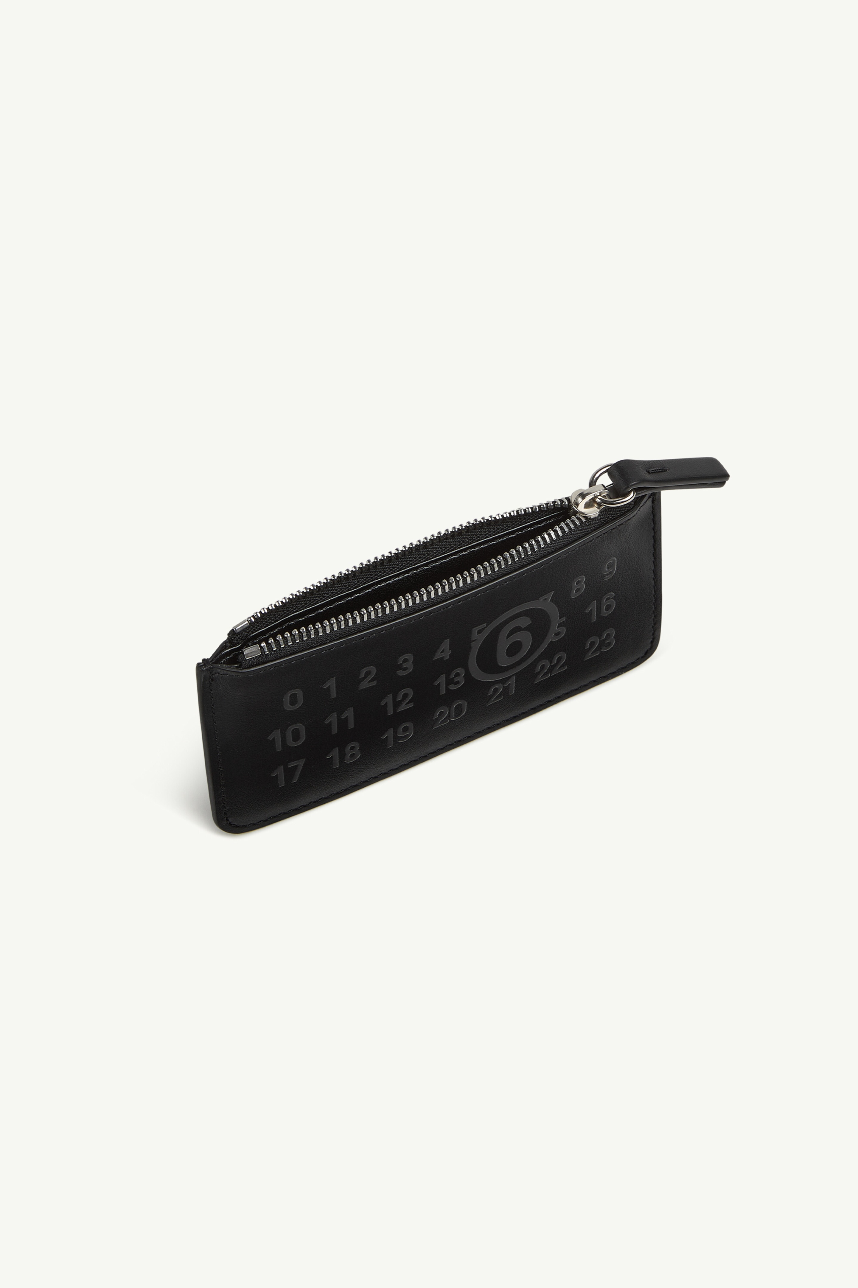 Numeric logo zip card holder 5