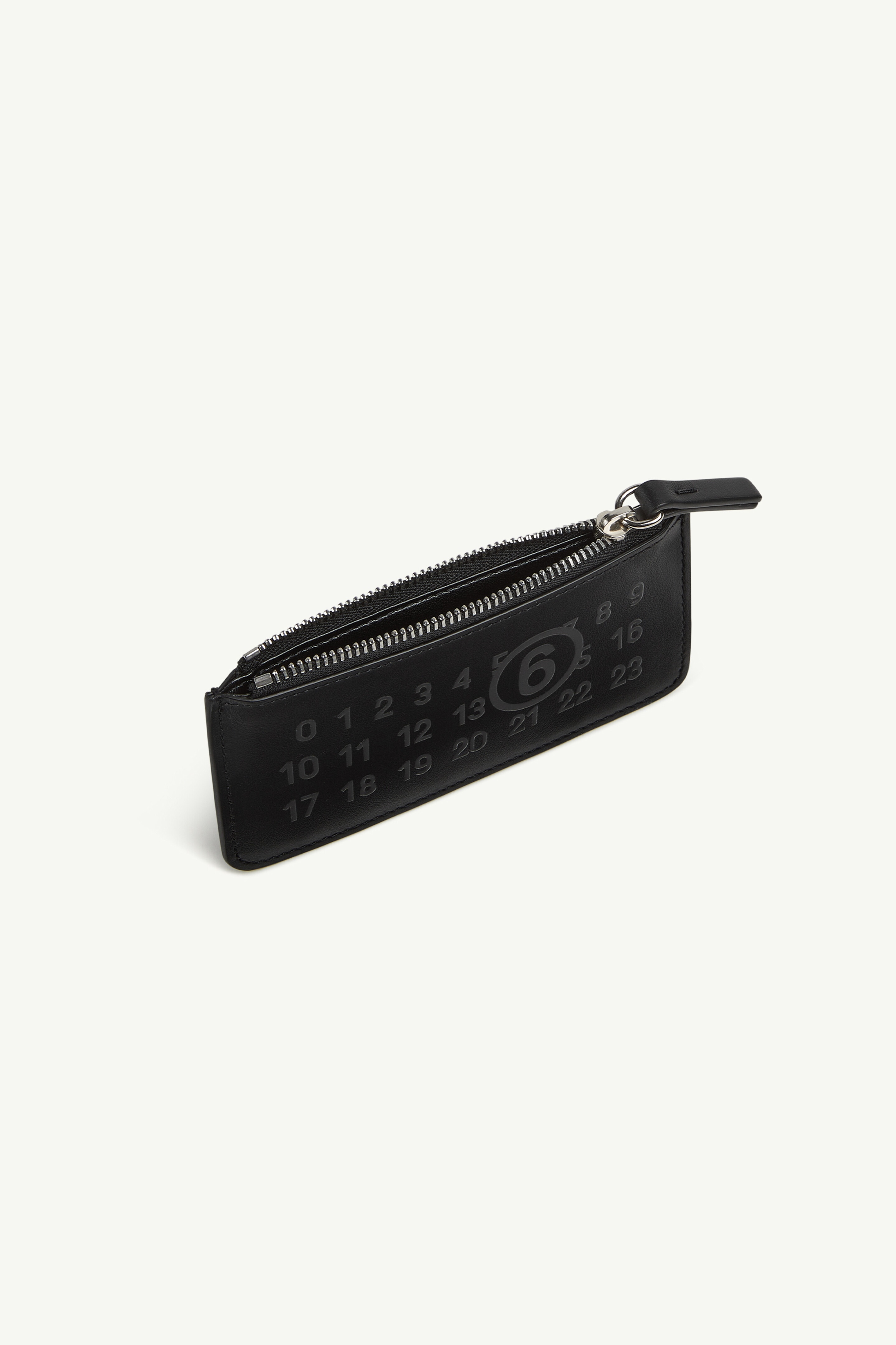 Numeric logo zip card holder - 4