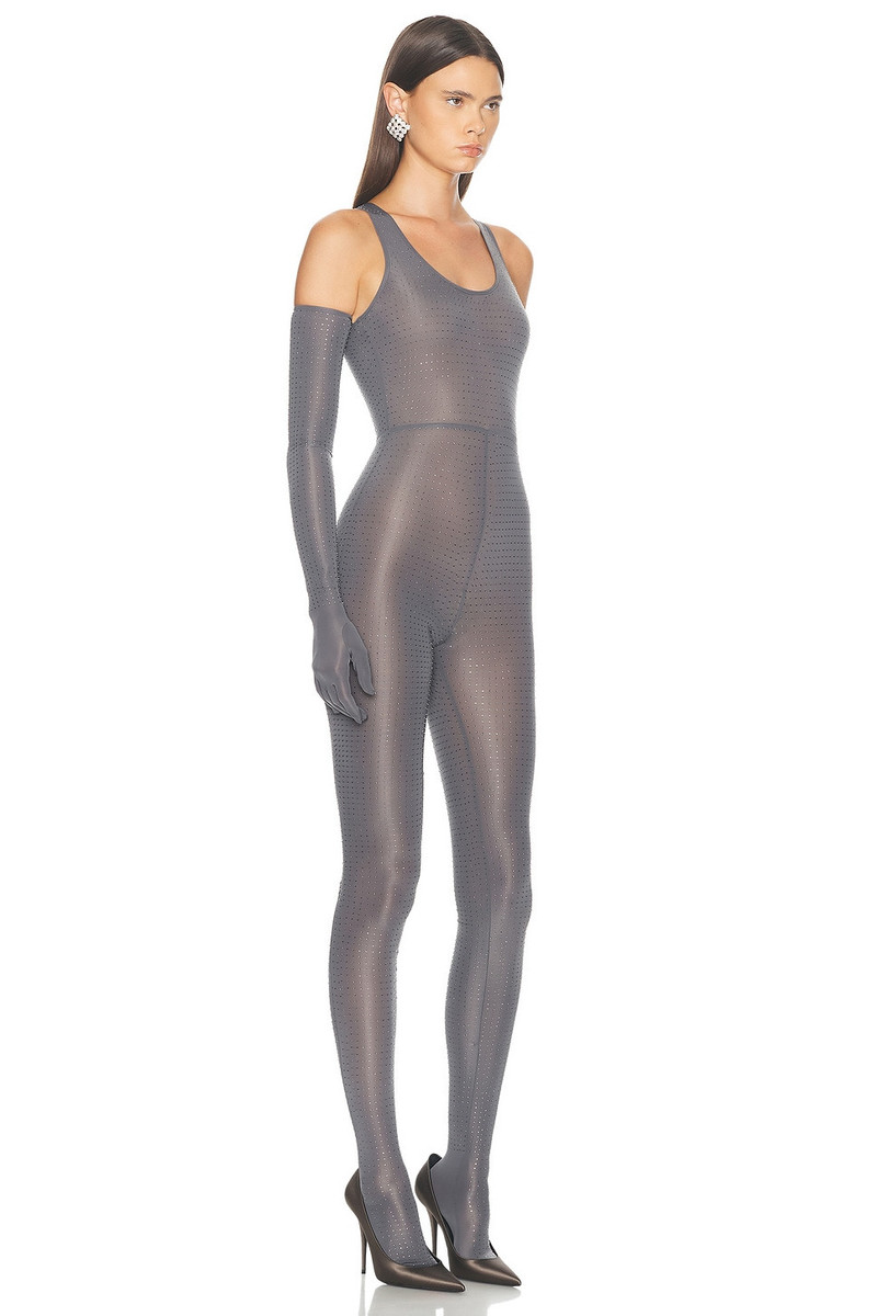 Singlet Crystal Glove Catsuit 2