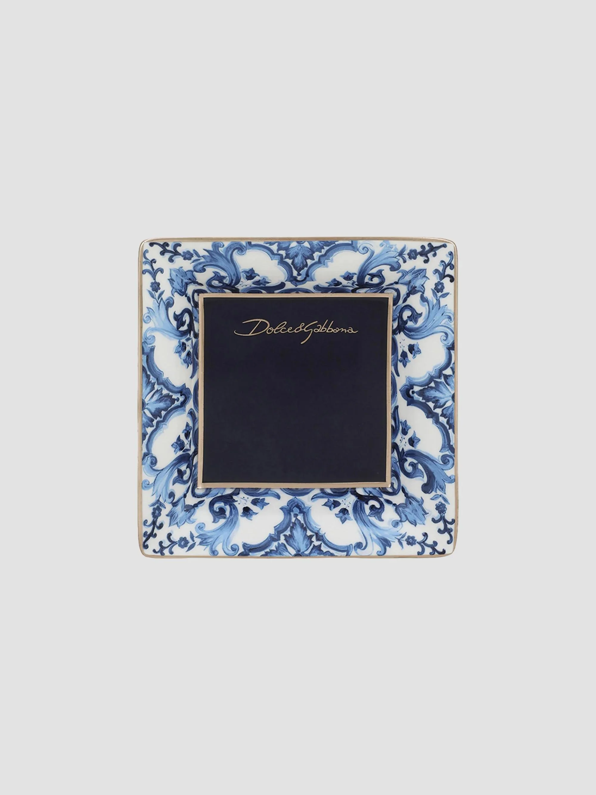 Blue Mediterraneo Square Trinket Dish - 1