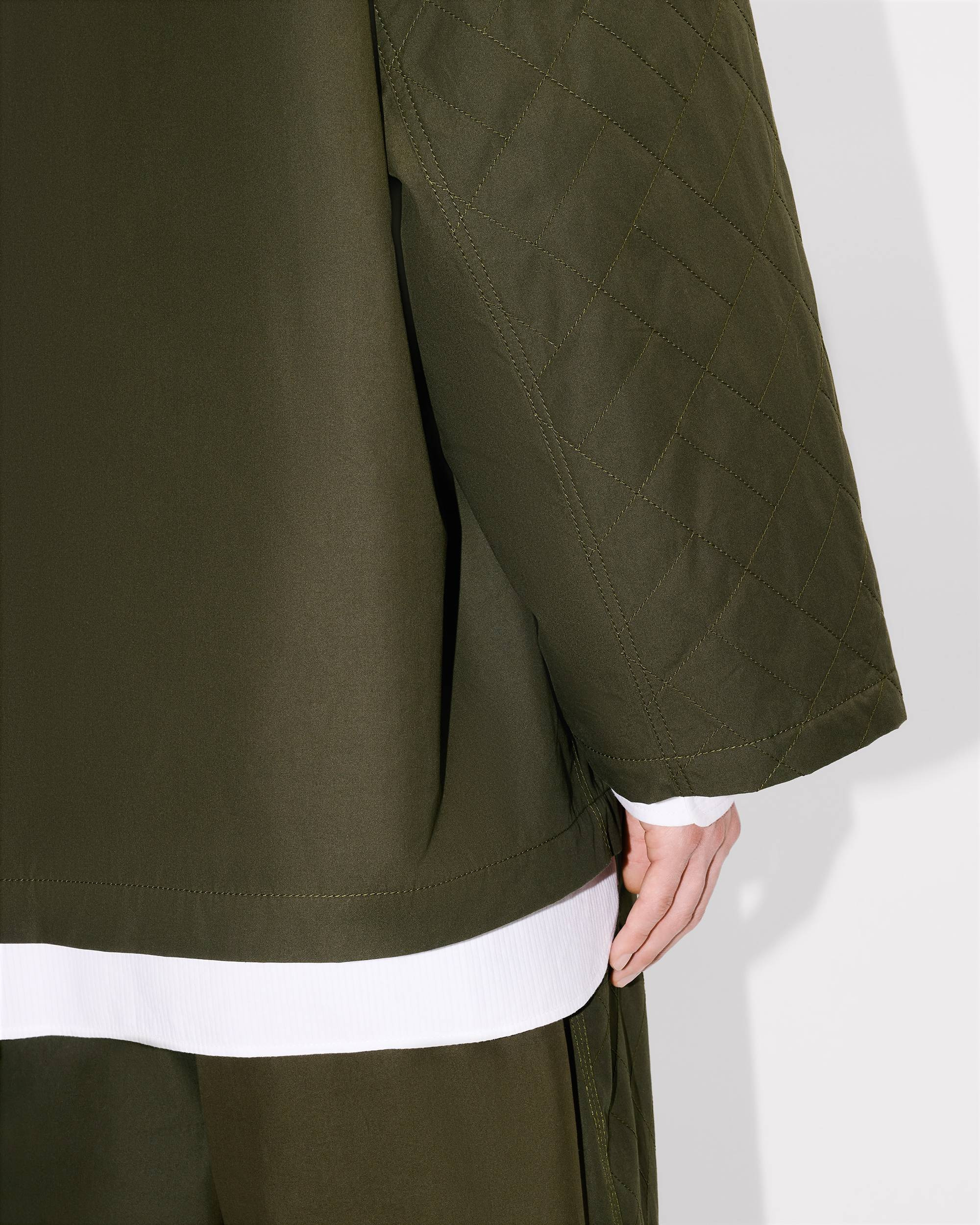 'KENZO Weave' kimono coat in cotton - 10