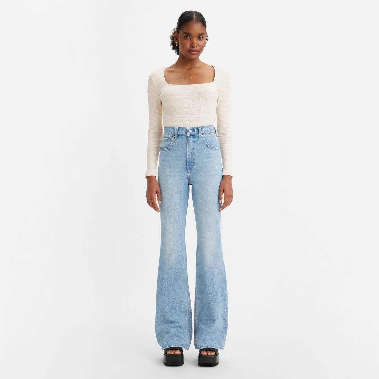 70'S HIGH FLARE WOMEN'S JEANS - 2