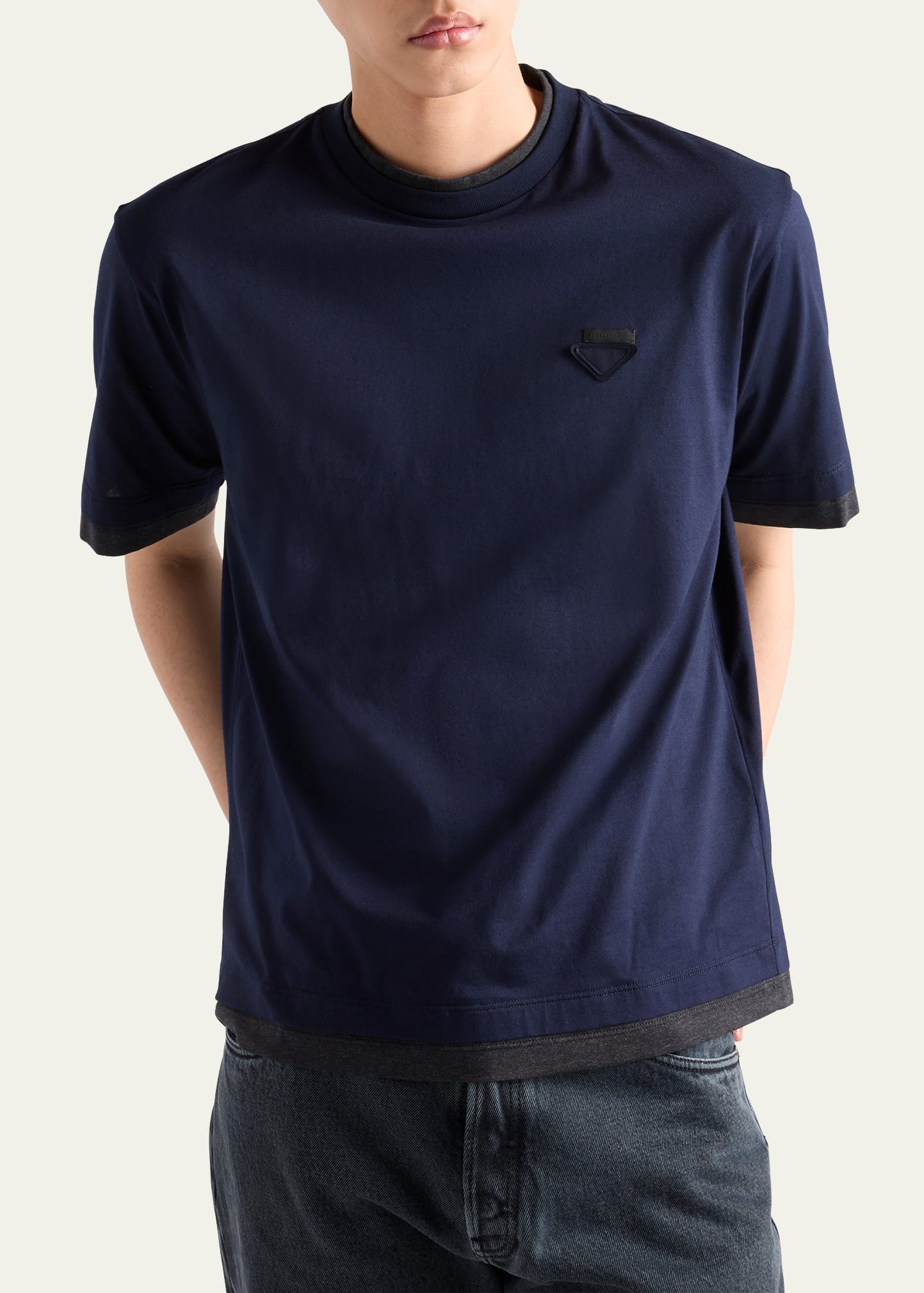 Men's Divisa Layered Crewneck T-Shirt - 4
