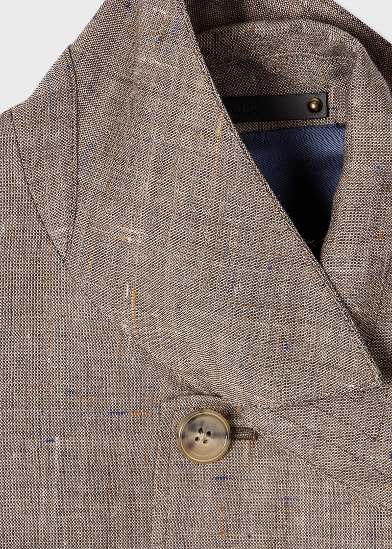 Paul Smith Brown Flecked Wool-Viscose Field Suit outlook