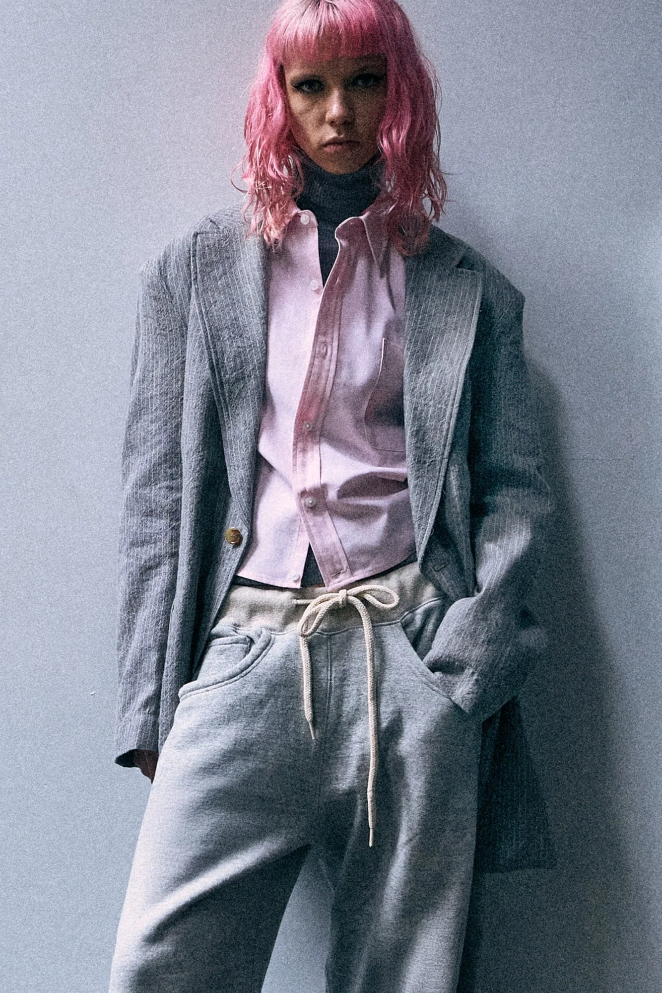 Oversized Ragged Blazer - 1