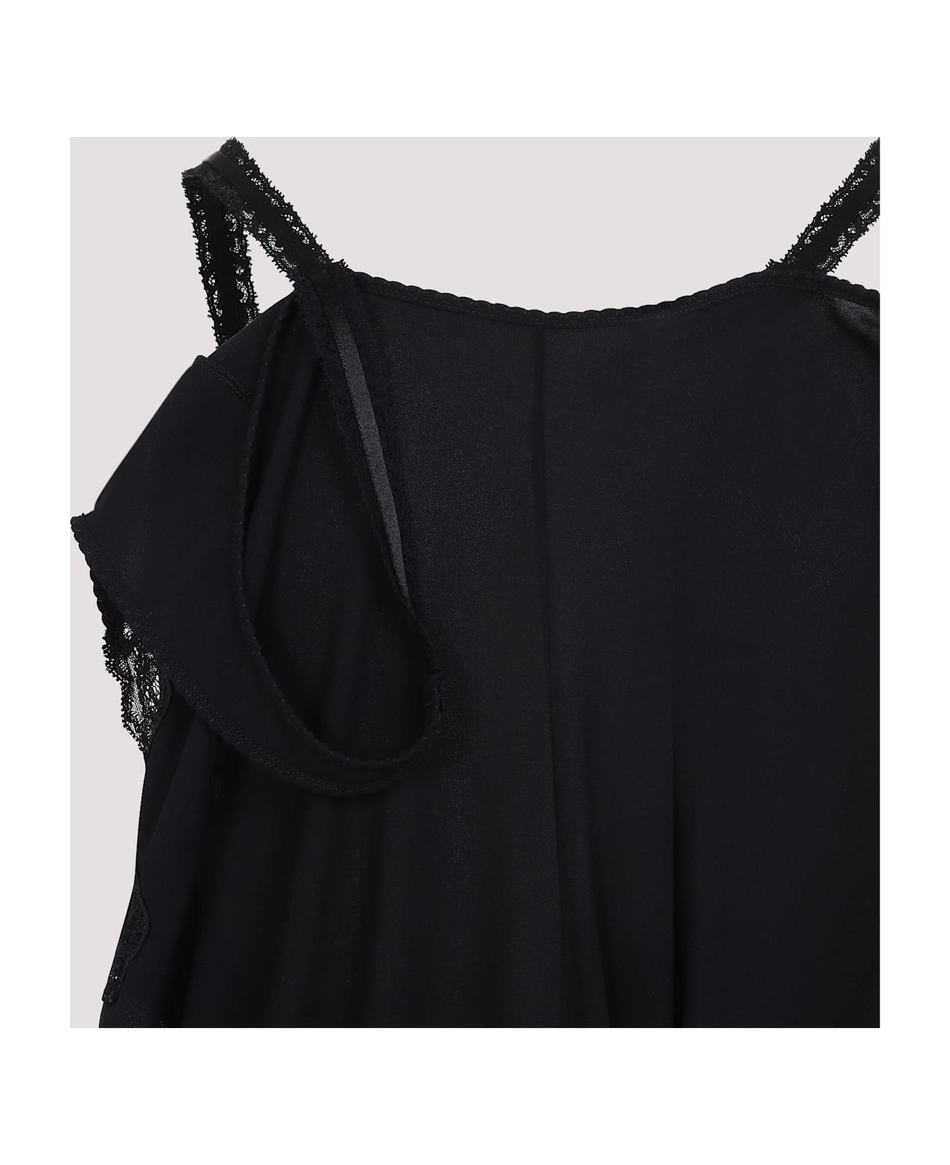 Patched Slip Dress - 5