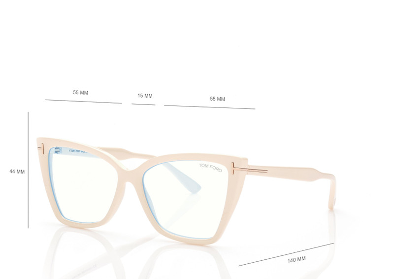 BLUE BLOCK SQUARE CAT EYE OPTICALS 4
