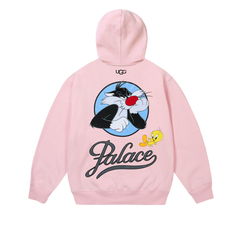 PALACE UGG LOONEY TUNES HOOD PINK 1