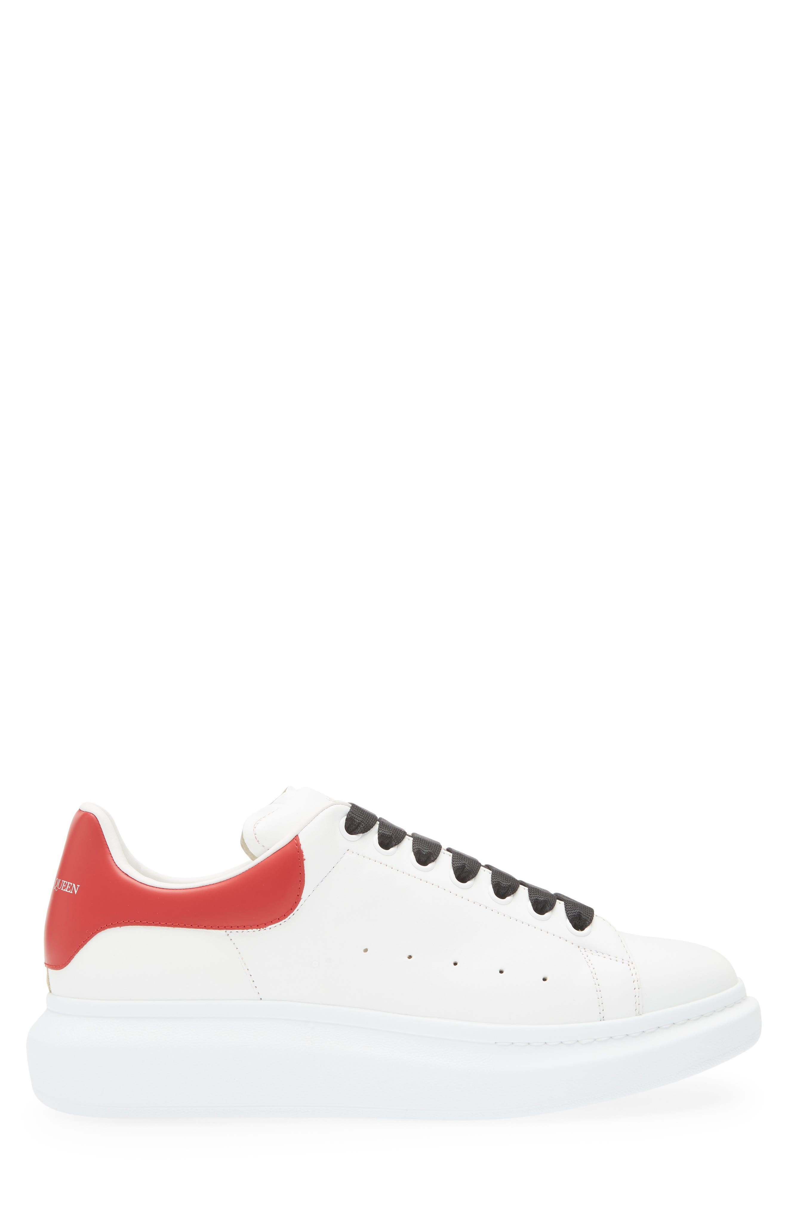 McQueen Oversize Sneaker in Off White/Chilli at Nordstrom - 3