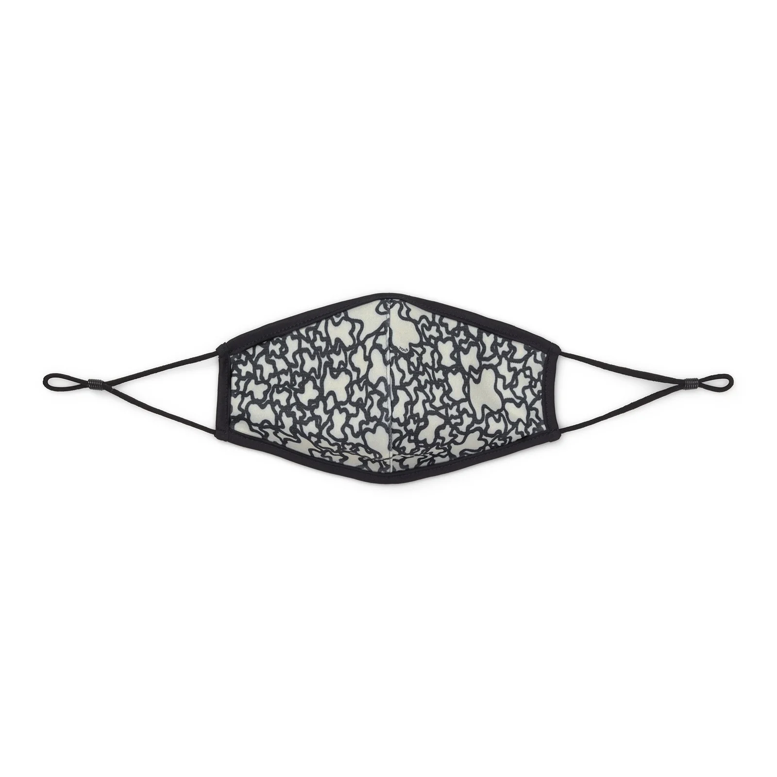 Reusable Kaos Mini mask in beige with cover - 1
