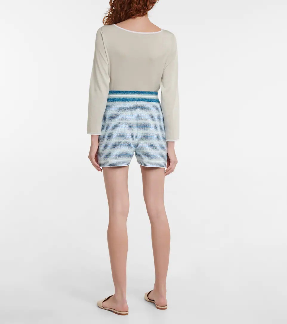 Cornell silk and cotton shorts - 3