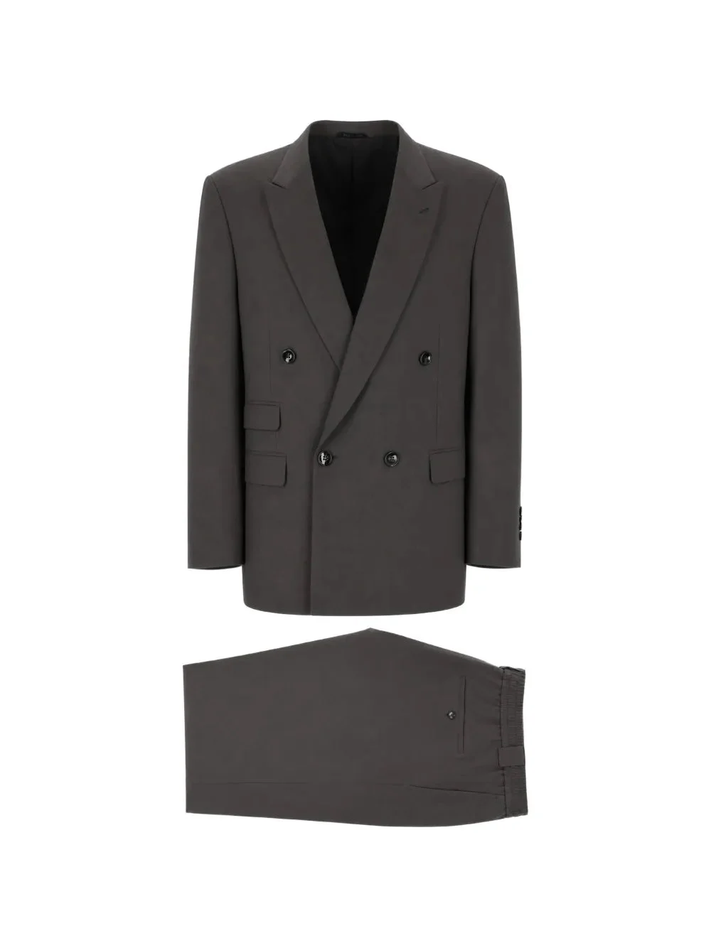 DOUBLE-BREASTED WOOL SUIT - 1